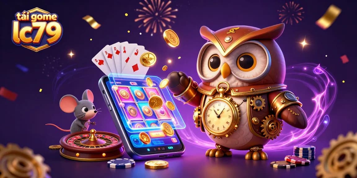 Tải game lc79 để thưởng thức trò chơi slot hấp dẫn với những thưởng lớn và giao diện sinh động.