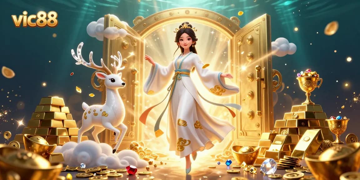 Play at vic88 casino and win with excitement amid treasure and jewels.