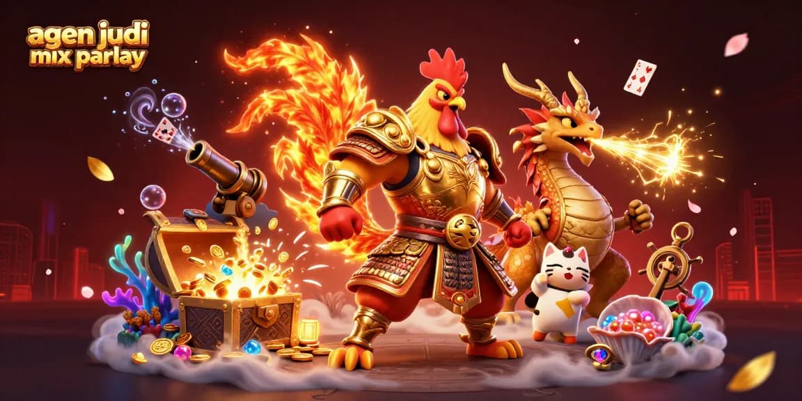 Engage in thrilling agen judi mix parlay action with dynamic characters and rich casino themes.