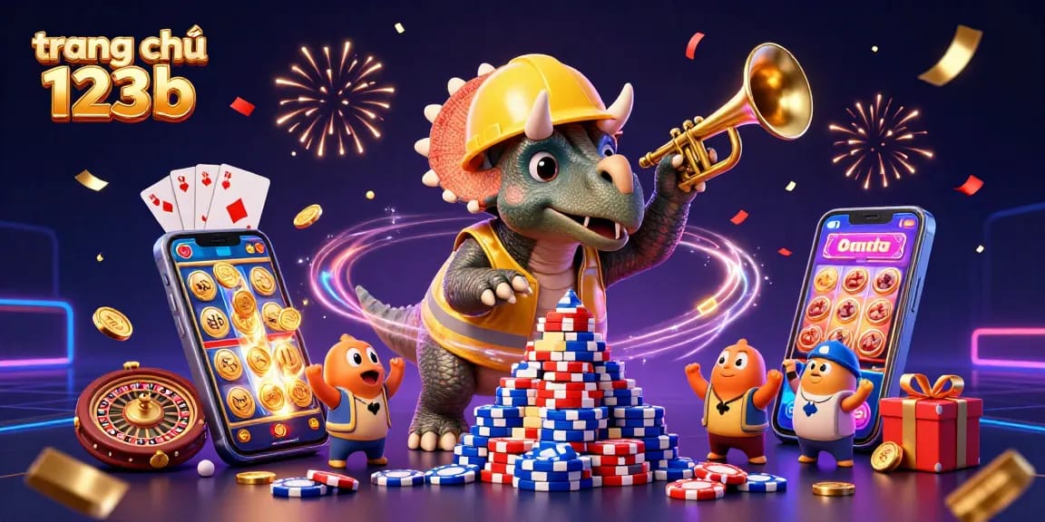 Experience excitement at trang chủ 123b with vibrant games and dynamic action, celebrating casino culture.