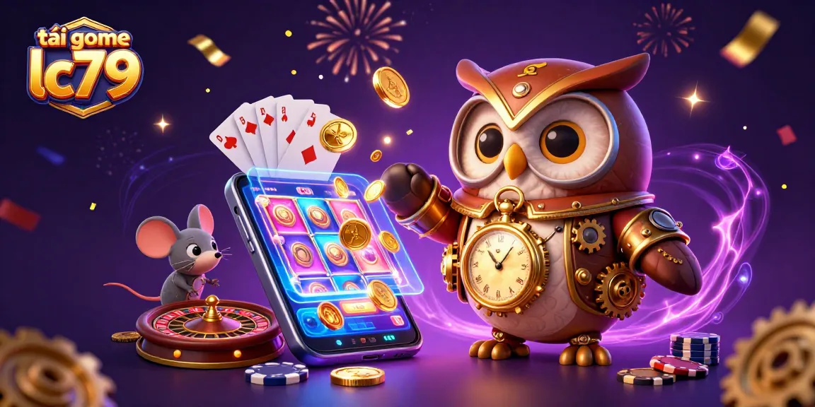 Tải game lc79 để thưởng thức trò chơi slot hấp dẫn với những thưởng lớn và giao diện sinh động.