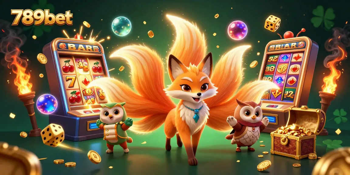 Join the fun with 789bet's vibrant casino illustration showcasing spirited characters in an action-packed gaming environment.