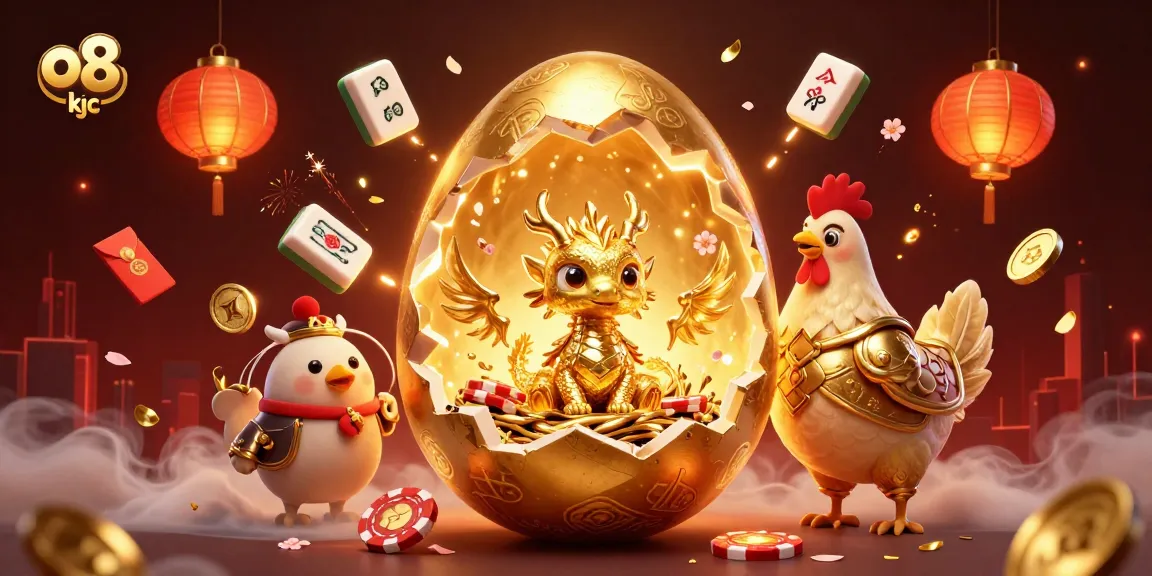 Engage in high-stakes gaming with o8 kjc, featuring golden dragons and poker chips in a dynamic casino illustration.