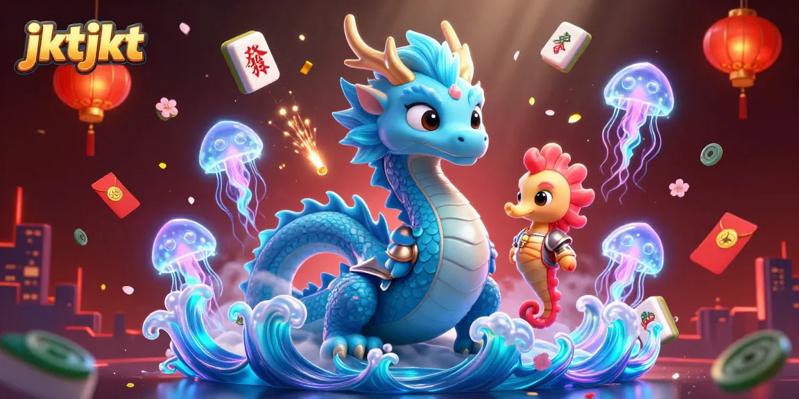 JKTJKT memainkan permainan slot dengan elemen slot yang dinamis dan karakter 3D menarik.