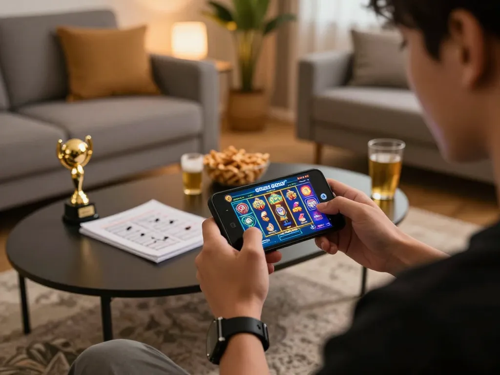 Sit back and enjoy situs slot gacor with vibrant slot games on your smartphone.