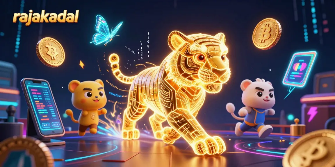 Rasakan keseruan bermain di rajakadal dengan tiger neon dan mata uang kripto yang bersinar.