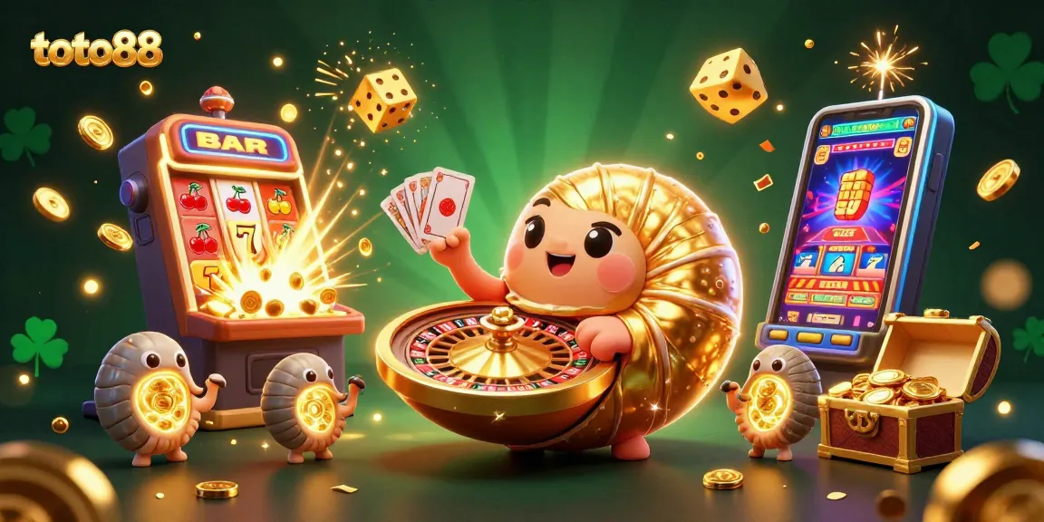 Engage with exciting jackpot thrills at toto88, featuring vibrant characters and dynamic casino elements.
