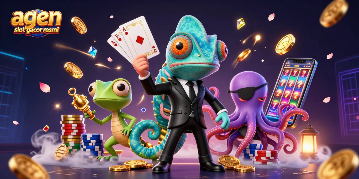 Engage with agen slot gacor resmi for thrilling action in a vibrant casino scene.