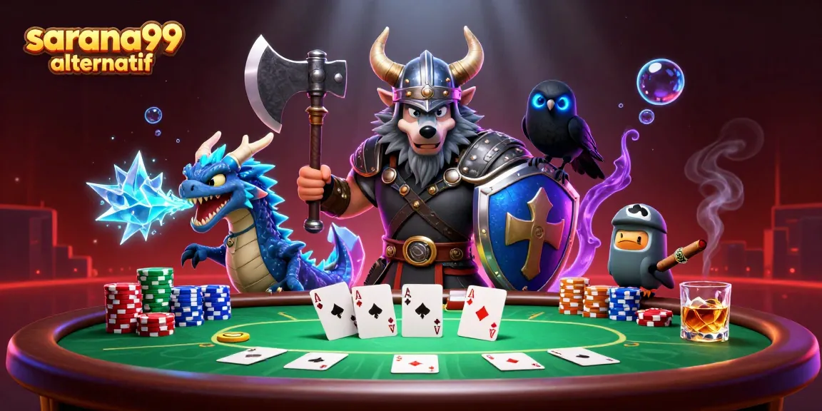 Engage with the sarana99 alternatif for thrilling poker games in a captivating 3D scene.