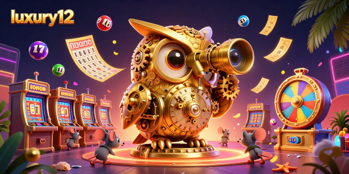 Bermain lottery12 sambil menikmati suasana kasino dengan karakter unik dan elemen bermain yang menarik.