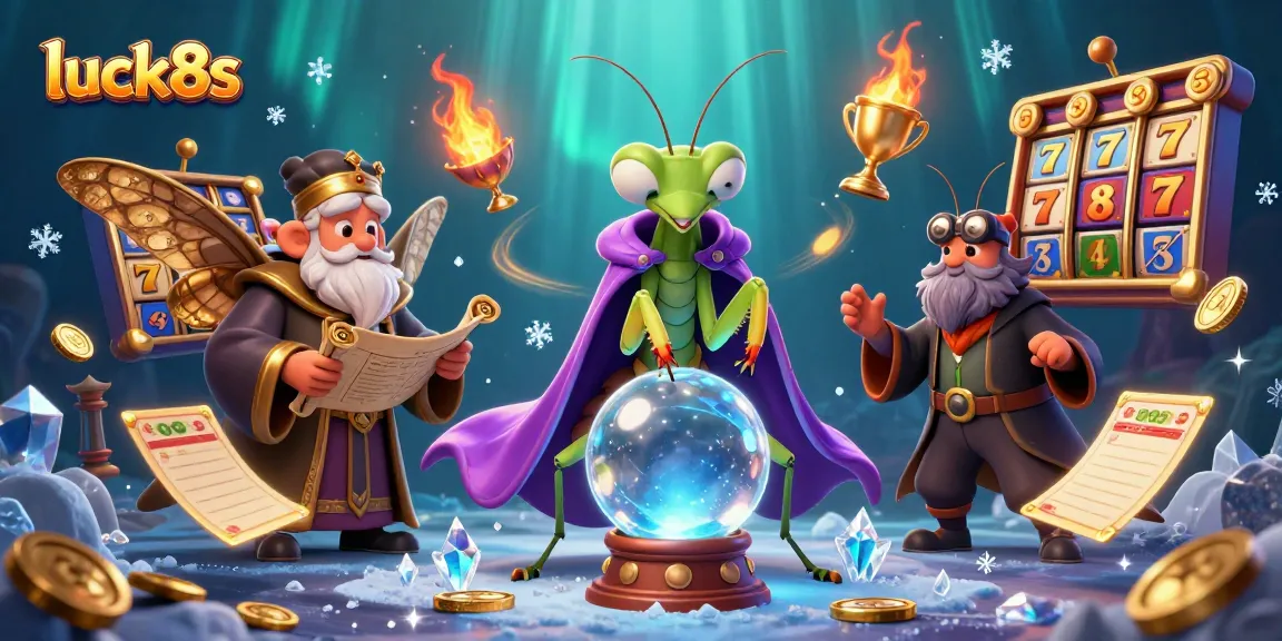 Experience thrilling jackpots at luck8s with animated slot reels and mystical characters.