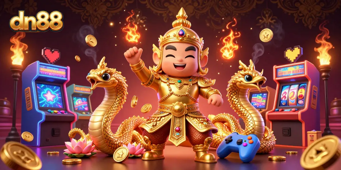 Engage with dn88's thrilling casino experience, featuring vibrant game elements and colorful designs.