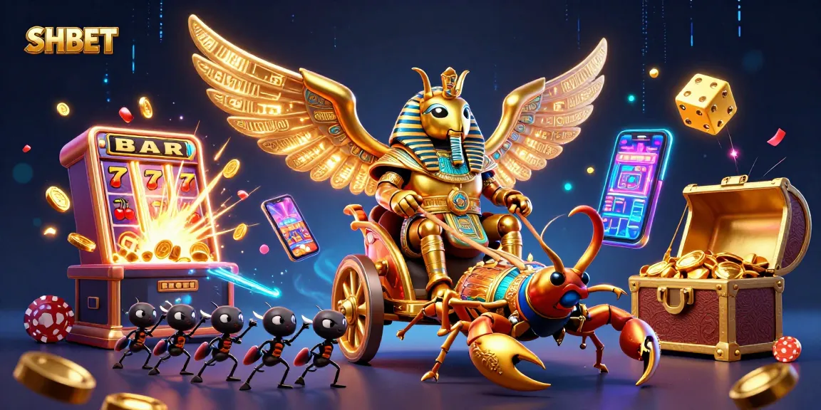Spin to win big with SHBET in this vibrant casino-themed 3D illustration.