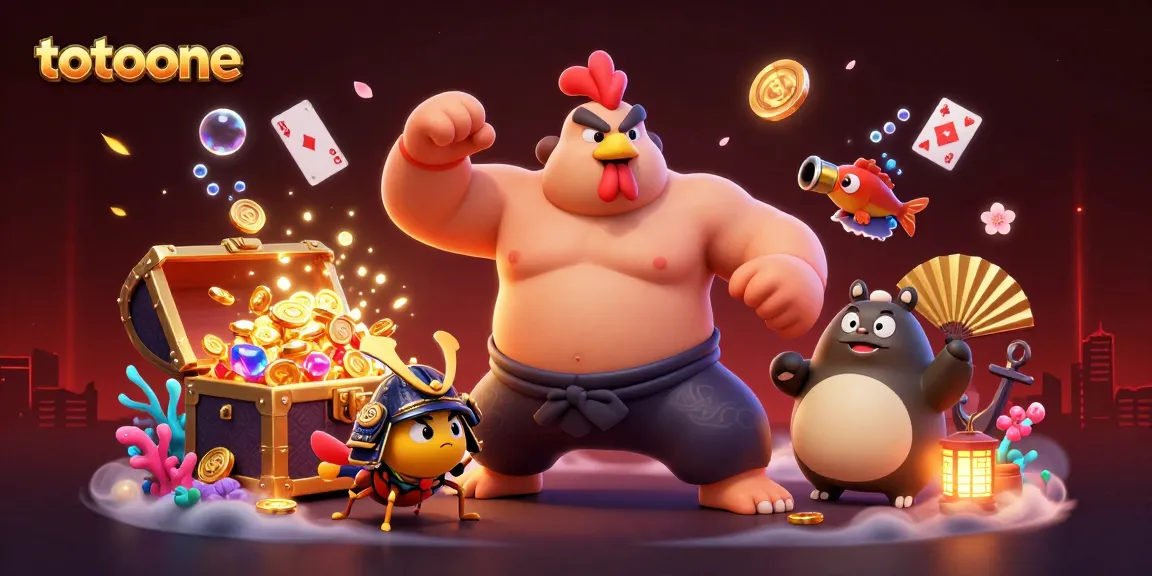 totoone, nikmati permainan seru di dunia kasino online dengan ilustrasi 3D yang menarik.
