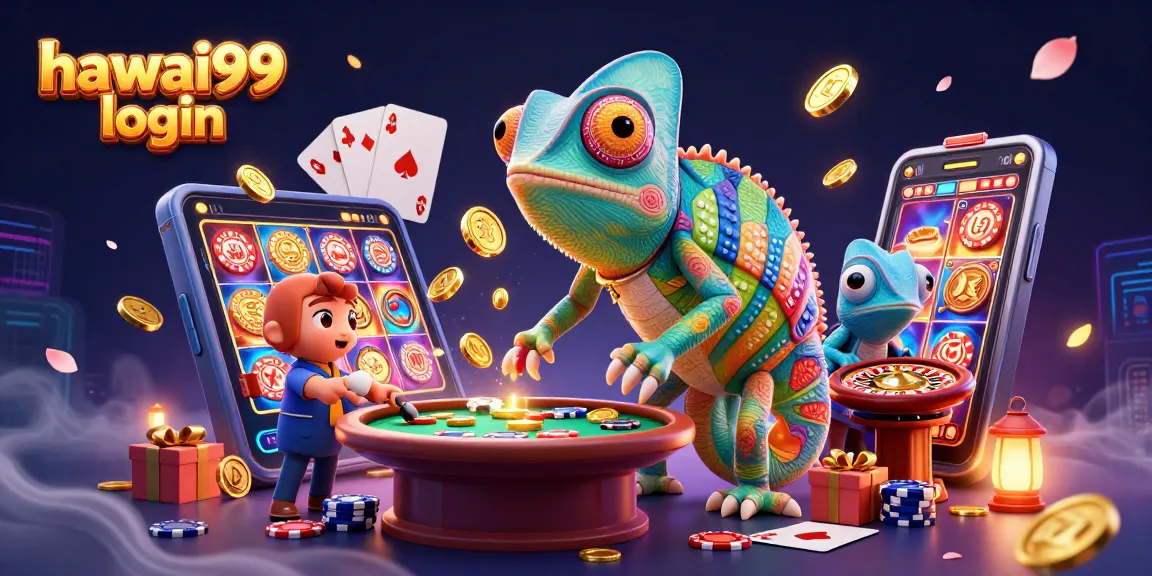 Experience exciting gameplay with hawai99 login as the chameleon owner snaps up golden coins.