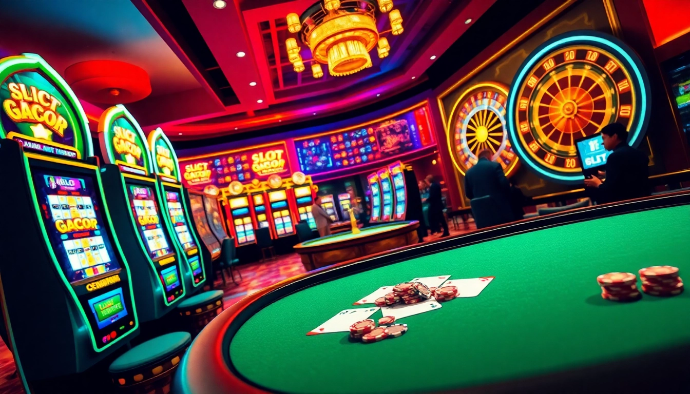 Experience the thrill of winning on slot gacor hari ini amidst vibrant casino excitement.