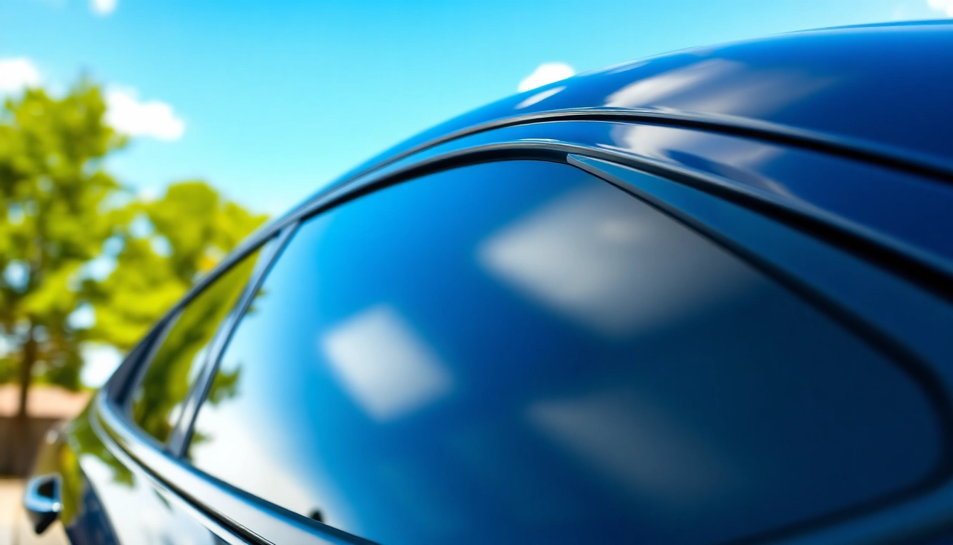 Tinted windows enhancing the style and protection of a car, showcasing window tinting Cleveland TN benefits.